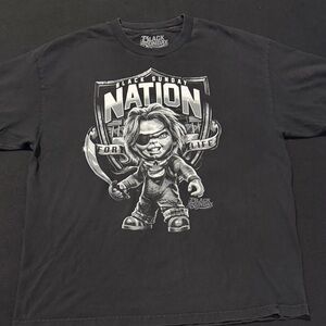 Las Vegas Raiders Black Sunday Chucky Unfinished Business Mens Size XL